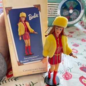 Smasheroo Barbie Hallmark Keepsake Ornament with Box 2005 EUC